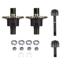 Differenziale Anteriore e Posteriore e Kit Ingranaggi per HSP Redcat Vulcanico 94123 94107 94111 94118 94166 1/10 Parti di Aggiornamento per Auto RC
