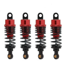 4 Amortiguadores de Metal para TT01 TT02 TA05 TL01 TA03 MF01X M05 M06 1/10 RC Car Upgrade Parts, Rojo