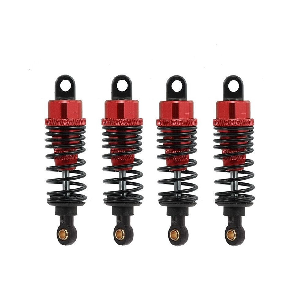 4Pcs Metal Damper For Tt01 Tt02 Ta05 Tl01 Ta03 Mf01x M05 M06 1/10 Rc Car Upgrade Parts, Red 6033318322278