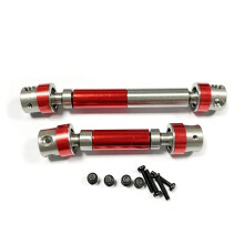 2 StüCk Metall-Antriebswelle CVD-Antriebswelle für TRX4M -4M 1/18 RC Crawler Car Upgrade Teile ZubehöR, Rot