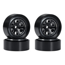 4 Stuks 1.3 Inch Metalen Beadlock Velg Wielnaaf voor TRX4M 1/18 RC Crawler Auto Upgrade Onderdelen Accessoires,3
