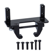 Metall AR44 Achse Servohalterung BasisstäNder für Axial SCX10 II 90046 90047 1/10 RC Crawler Upgrade Teile ZubehöR,1