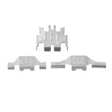 Rostfritt StåL Skid Plate Axle Protector Chassis Armor för 1/18 RC Crawler Car TRX4M Uppgraderingsdelar TillbehöR