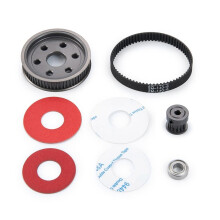 Motorgetriebe,Riemenantrieb,Getriebesystem für 1/10 Axial SCX10 SCX10II 90046 RC Crawler-Autoteile (5,0 mm)