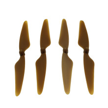 4Pcs Pour Pales Pour Hélices Quadcopter Hubsan H501S X4 Rc 2Cw / 2Ccw, Jaune