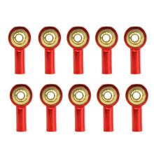 10 Piezas Metal M2 Enlace Barra de Acoplamiento Bola ArticulacióN Hebilla DireccióN Barra de DireccióN Extremo Barra de Acoplamiento para RC Coche
