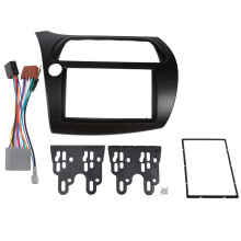 FöR Double Din Fascia Radio Dvd Stereo Cd Panel Dash Montering Installation Trim Kit Framramsram med LedningsnäT (178X102Mm)