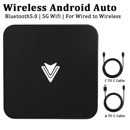 Wired to Wireless Android Auto Carplay for  Car Ai Box Linux System  5G Wifi Adapter for Andriod Phone 2