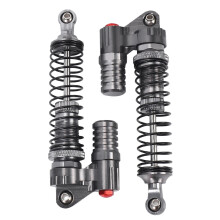 2Pcs Aluminium Alloy 90Mm Absorber Shocks For 1/10 Scale Rc Rock Crawlers Axial Scx10 D90 Truck