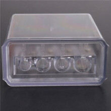 2 Pcs Carpenter Pencil Sharpener Long Point Manual Pencil Sharpener with Plastic Lid 4 Holes Handheld Pencil Sharpener