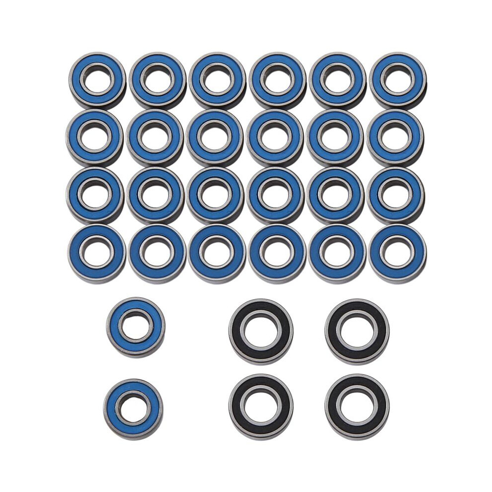 30Pcs Sealed Bearing Kit For 1/14 Truck Tractor Trailer Semi Grand Knight King Hauler Upgrade Parts 4711205594657