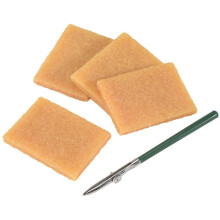 Art Ruling Pen Set, Masking Fluid Pen with 4 Pieces Glue Residue Eraser for Applying Masking Fluid Work