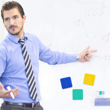 30 St Whiteboard Eraser TväTtbar och åTeranväNdbar Magnetisk Whiteboard Eraser för RengöRing Av TorrraderingsmarköRer
