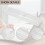 25Pcs Plastic Clear Pen Case Gift Empty School Office Collection Set Pen Container Storage for Father's Day 's Day 5