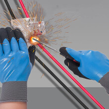 Electrical Insulated Gloves 400V Aramid Fiber Heat Resistant AntiSlip Ergonomic Grip for Electricians