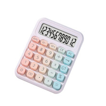 Taschenrechner mit Doppelter Stromversorgung, 12 Ziffern, für Elektronischen Taschenrechner, Home Office, Schule, Finanzbuchhaltungstools A