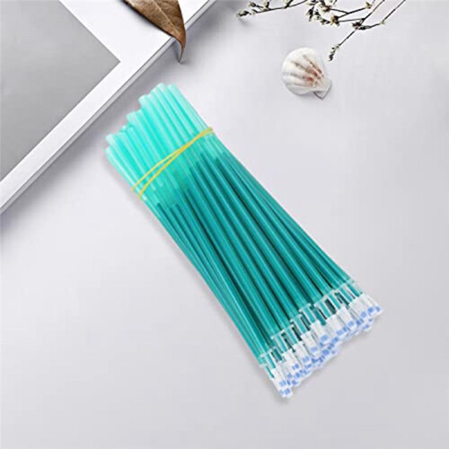 100 Pack of 0.5mm Erasable Pen Refills for Home and Study Use, Green 2