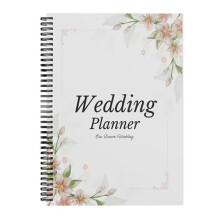 Wedding Planner Bridal Wedding Planner Notebook Hardcover Engagement Organizer Notebook for Newly Engaged Couples Brides