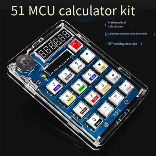 DIY Calculator Making Electronic Kit MCU Soldering Training Experiment Practice DIY Solder Project with LED Display