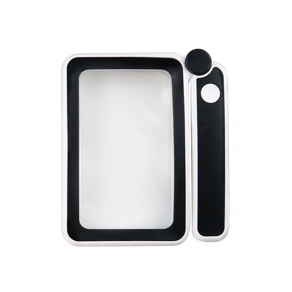 4X Large Magnifying Glass with LED Lights USB Loupe Rechargeable Magnifier Handheld Reading Magnifying Lamp