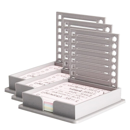 3PCS Sticky Note Stencil Template with Sticky Note, Sticky Note Holder with Stencil, Sticky Note  Stencil