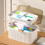 Portable Double Layer Medicine Box – Transparent Plastic, White 11