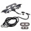 Bearded Dragon Lizard Leash Harness - 3 Size Pack Dinosaur Wing Lizard Harness Leash for Bearded Dragon Lizard Silver 1