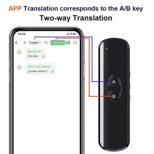 T10 Language Translator Device Real- 2-Way Translation with 130+ Languages Translaer for Traveling Learning Business