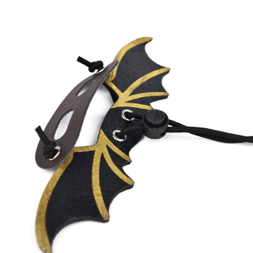 Bearded Dragon Lizard Leash Harness - 3 Size Pack Dinosaur Wing Lizard Sele Koppel för Bearded Dragon Lizard Guld 1