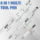 Men'S Tool Pen 6 in 1 Screwdriver Pen Bulk Multi-Function Pen with Refill Ruler Level Ballpoint Pen 2