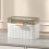 Portable Double Layer Medicine Box – Transparent Plastic, White 5