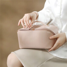 Large-Capacity Travel Cosmetic Bag Waterproof Portable Makeup Storage Toiletry Bag Cosmetic Box for Skin Cosmetics,D