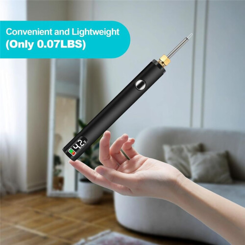 Rechargeable Thread Burner Kit for Jewelry Making,Digital Thread Zapper Tool,Leather ,Sewing,Weaving & Stringing A