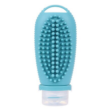 Bottiglia Ricaricabile da Viaggio nel Silicone, Spazzola per la Pulizia del Viso, Flaconi per Shampoo Portatili, Lozioni, Contenitori per Cosmetici B