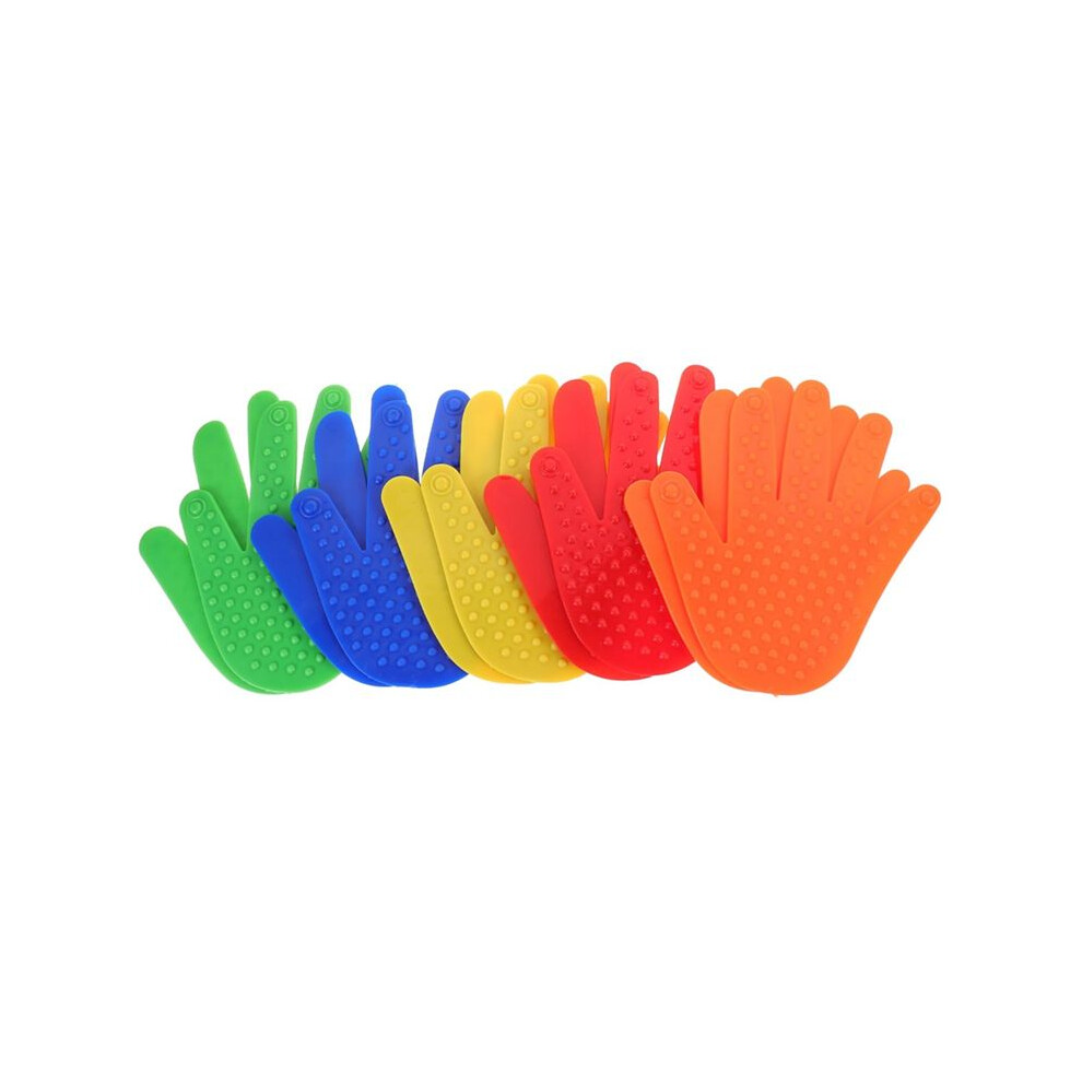 Hand Floor Markings Flooring Emblems Carpet Area Rugs Tennis Spot Markers For Gym Floor Site Marking Spots Hand Shape Tauoh