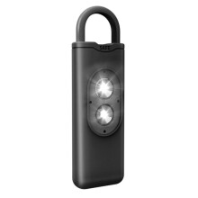 Alarm 130 DB Anti-Wolf-Alarm für Mädchen, Kinder, Frauen, die Einen Lauten Schrei-Panik-Alarm Tragen, Notfallalarm, Schlüsselanhänger, Schwarz