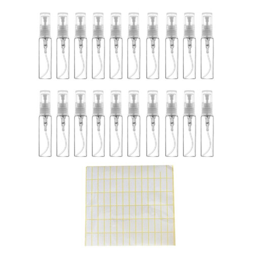 50Pcs 5ML Spray Bottle Small Cosmetic Packing Atomizer Perfume Bottles Atomizing Spray Liquid Container for Travel