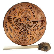 Shamanic Drums Holy "Shaman Bird" Vegan Drums Sound Healing Tools Siberian Drums Spiritual Music Shamanic Drums