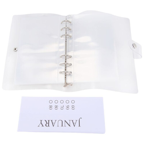 Envelope Challenge Binder Savings Binder for Save 5K with Cash Envelopes for Budget Planning