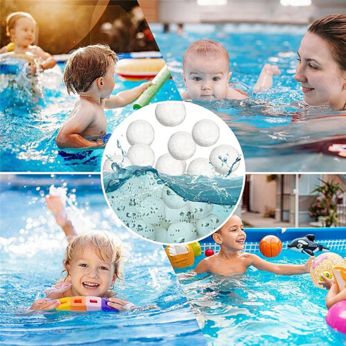 Omkring 900 Gram Poolfilterkulor, för Pooler över Marken, Ersätter Poolfiltersand 2
