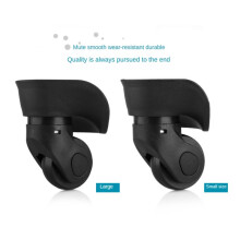 W041 Trolley Case Luggage Wheel Universal Suitcase Accessories Rubber Luggage Wheel Trolley Case Universal Wheel(S)