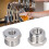 2Pcs 304 Stainless Steel Cola Barrel Adapter 20