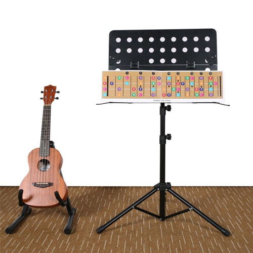 Ukulele Gitarr Gripbräda Note Chart Lär Dig Spela Gitarr och Musikteori, Lämplig för Alla Nivåer 2