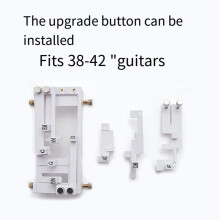 Guitar Folk Classical Chord Assist One-Key Chord Device Button Key-Press Automatic Assist for Kids Beginners White