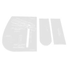 Sling Bag Acrylic Template,Leather Pattern Acrylic Leather Templates for Capacity Crossbody Backpack,AAB-42
