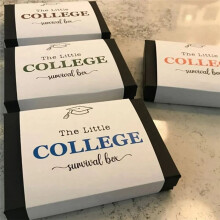 College-Geschenkkarten-Pflegepaket, College-Geschenkkartenbuch, College-Care-Paket, Abitur-Geschenk A