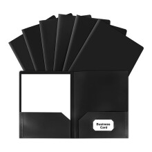 Folders with Pockets, 25 Pack 2 Pocket Folders Fit Letter Size, File Folder with Pockets for School Office Home A
