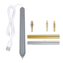 Stempelstift, Heißfolienstift-Set, USB-Heißfolienstift für Scrapbooking-Werkzeugsätze, Heißfolienrollen-Zeichenstift