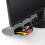 Pasteable Pc Screen Pen Holder Desktop Storage Boxes Desk Pen Pencil Organizer Office Storage School 2