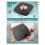 8 Pack Washable Chicken Nesting Pads for Laying Eggs, Nesting Box Liners for Chicken Coop Reusable Chicken Litter Black 7